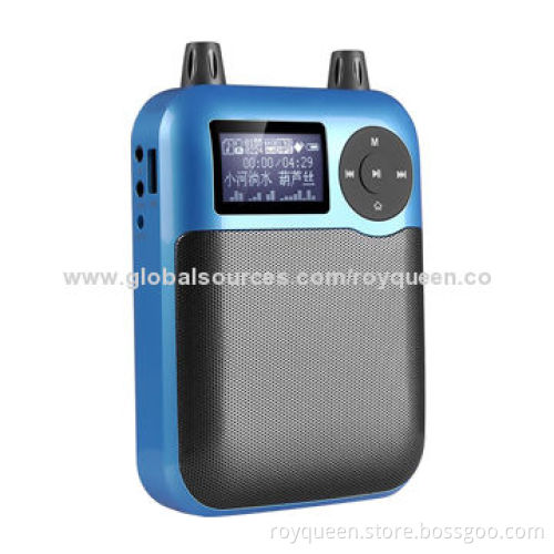 Loudspeaker with USB disk and microSD Music Playback, FM and Recorder, Supports Power Bank Function